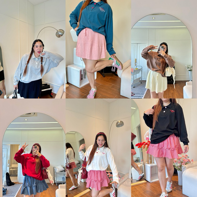 Sydney uniqlo sweater top ”เสื้อสเวทเตอร์โอเวอไซส์อก-60น่ารักมาก”