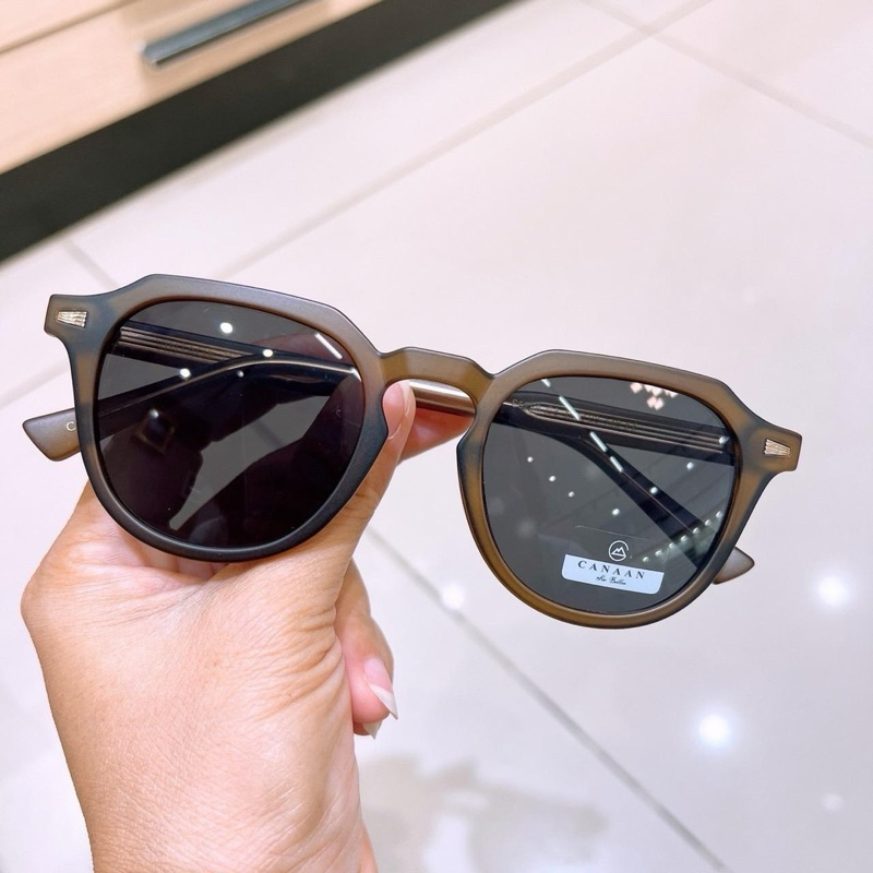 แว่นกันแดด สไตล์วินเทจ สุดฮิต เเบรนด์ canaan สั่งตรงจากโรงงาน กัน UV400 สามารถนำกรอบเปลี่ยนเลนส์สายตาได้