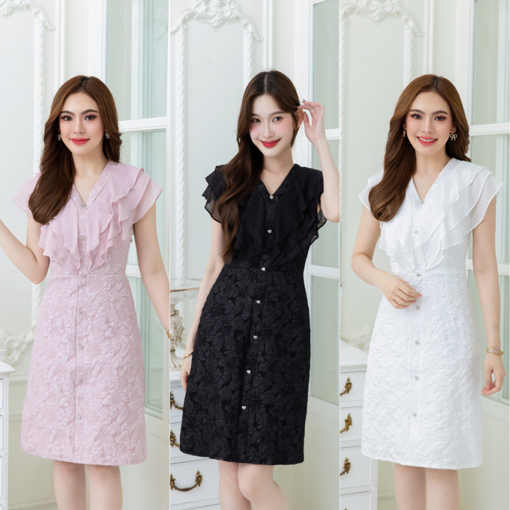 459-03-04-05แจ็คกาด3ชั้นชมพูและดำและขาว