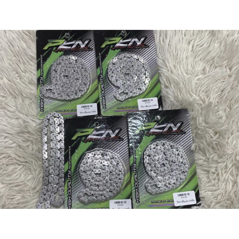 โซ่ราวลิ้นแต่งเวฟ125,โซนิค,มีโอ,KSR,PCXขนาด91ถึง120ข้องานPKN Motorcycle