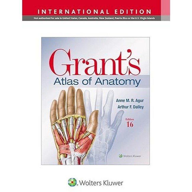 Chulabook|c221|หนังสือ|GRANT'S ATLAS OF ANATOMY (IE) 9781975193447