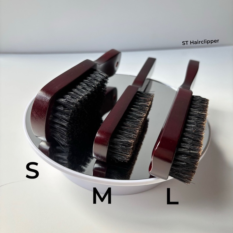 แปรงเฟดด้ามไม้ แปรงเฟด ปัดเศษผม ไล่เฟด fade - รูปที่ 3