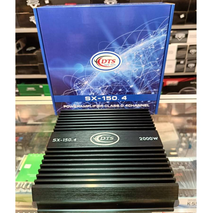 💥วงจรใหม่ล่าสุด💥 เพาเวอร์ แอมป์คลาสดี 4CH DTS รุ่น SX150.4D ใหม่ วงจรบราซิล กำลังขับ 2000วัตต์ เพาเว