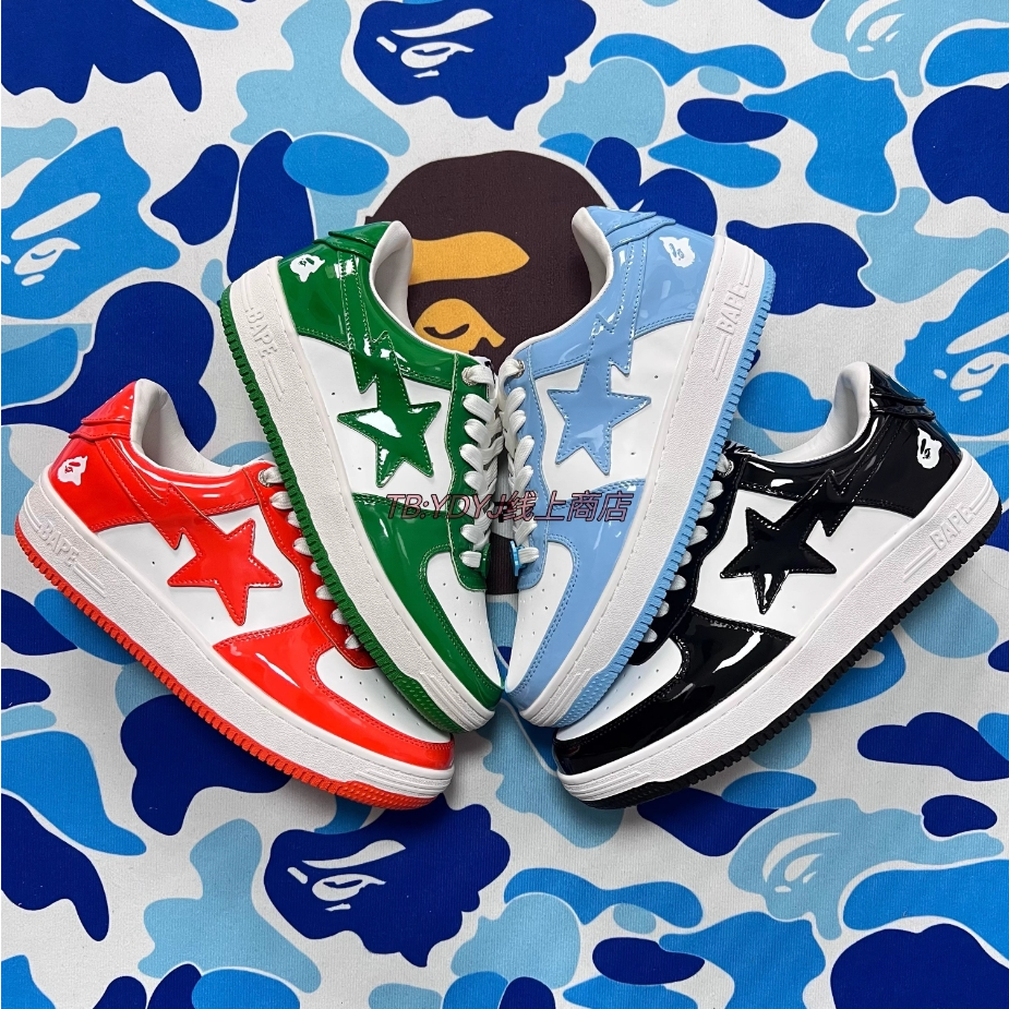 A BAPE STA LOW รองเท้าผ้าใบที่ทนทาน รองเท้าอินเทรนด์ รองเท้าวิ่งที่สะดวกสบาย