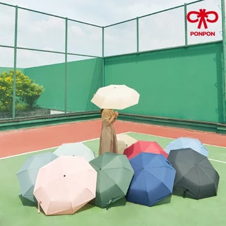 PONPON ร่มพับ ไนลอนกันน้ำ พกพาง่าย น้ำหนักเบา