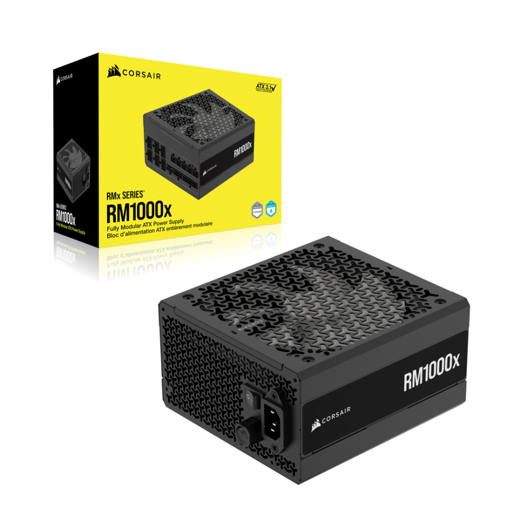 CORSAIR RM1000x 1000W ATX 3.1 POWER SUPPLY 10 Year Warranty(CP-9020271-NA)