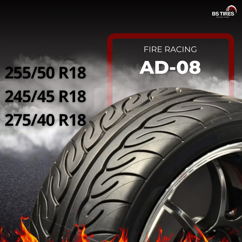 ยางรถยนต์ ลายไฟ🔥 255/50R18 245/45ZR18 275/40ZR18 รุ่นAD08 ยางซิ่งรถกระบะขอบ18 ยางใหม่ปี24 ยางรถยนต์ข