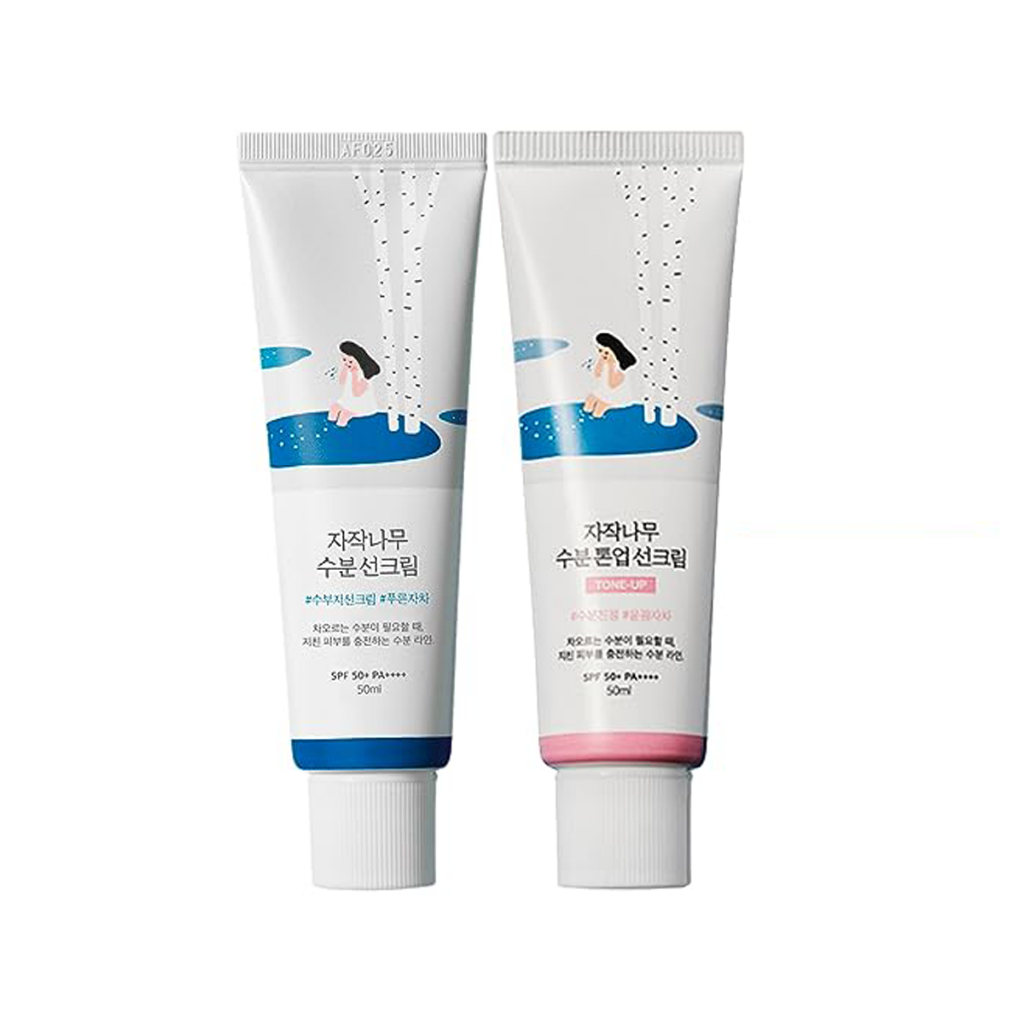 Round Lab Birch Juice Moisturizing / Tone-Up Sunscreen SPF50+ PA++++ 50ml ครีมกันแดดราวด์แล็บ
