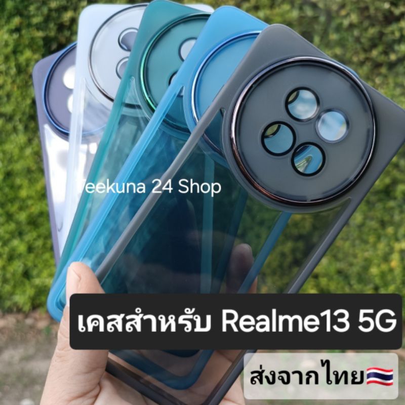 เคส สำหรับ Realme C17 7i เคสซิลิโคน กันกล้อง TPU สีพื้น