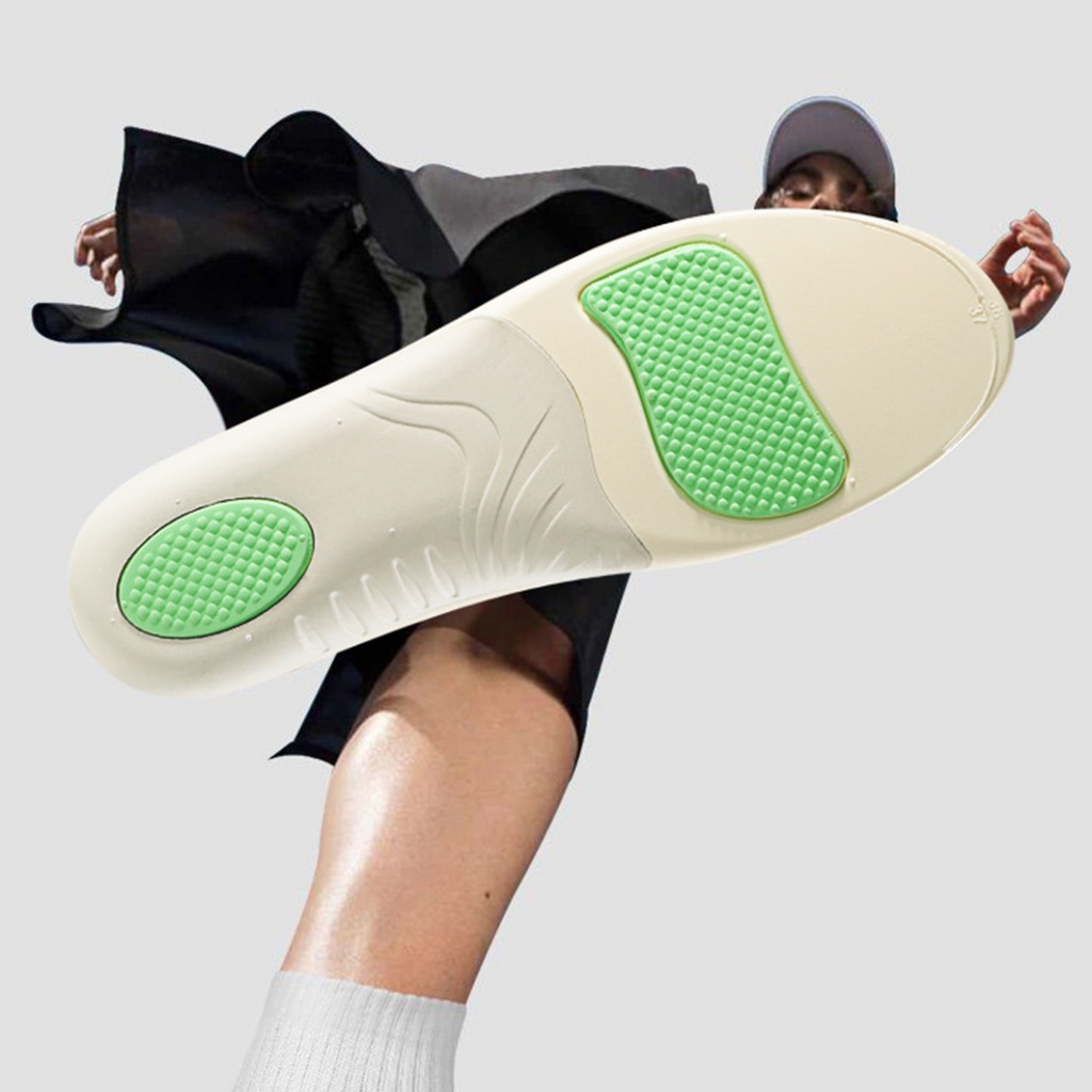 1 คู่ Plantar Fasciitis แผ่นเจลรองฝ่าเท้า ใส่สบาย เหมาะกับการวิ่ง เล่นกีฬา สําหรับผู้หญิงและผู้ชาย