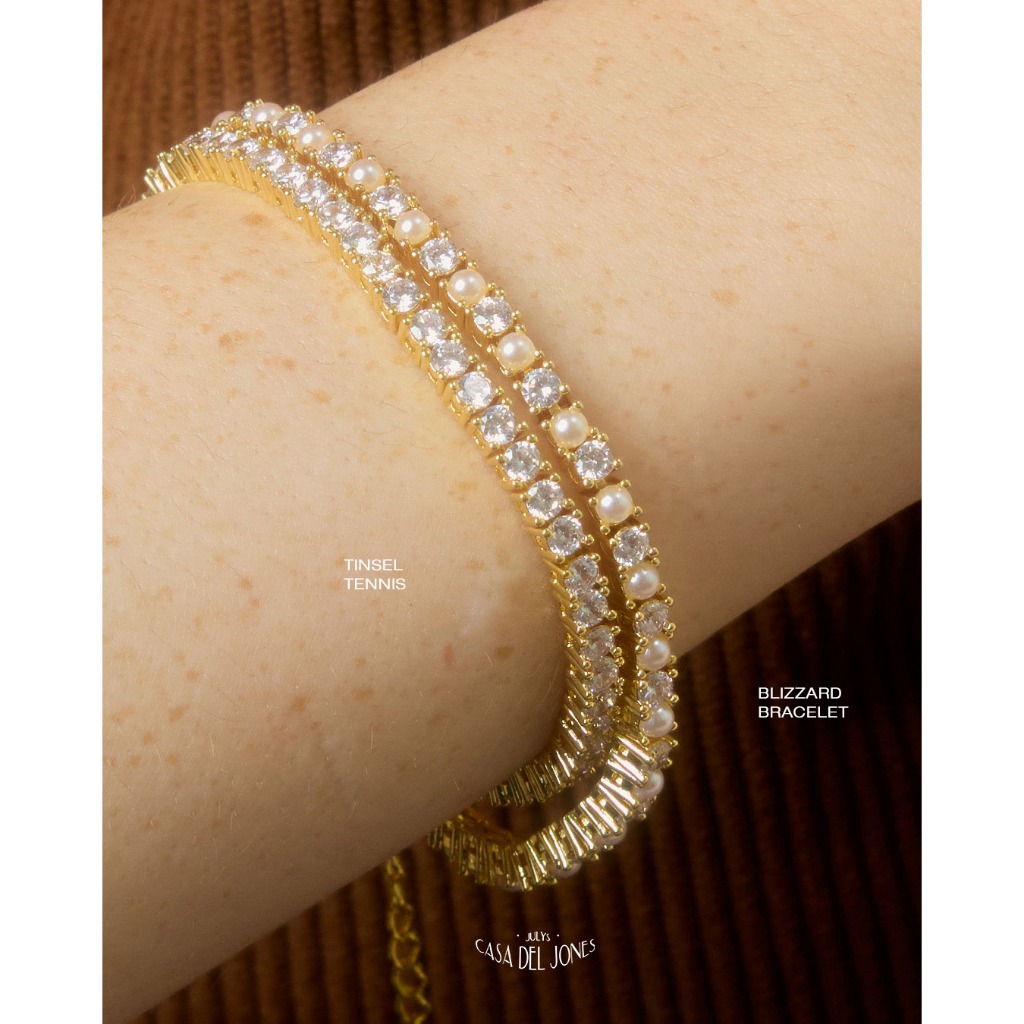 Julys - tinsel tennis bracelet