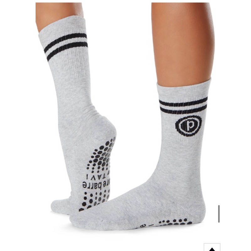 ⚠️no tag pure barre by tavi crew sock grip sock