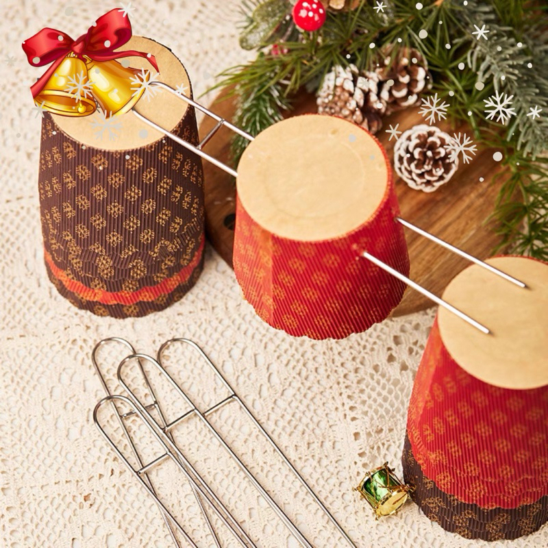 เหล็กเสียบสแตนเลส เหล็กแขวน Panettone pin แพค 4 ชิ้น