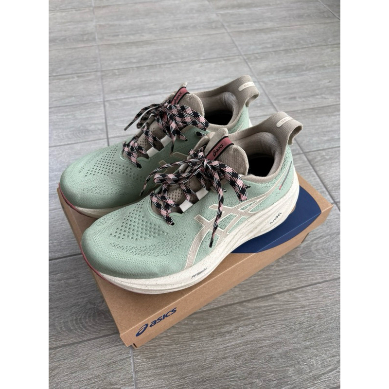 Asics nimbus 26 (รุ่นเทรล) w7.5us/eur39/24.5cm