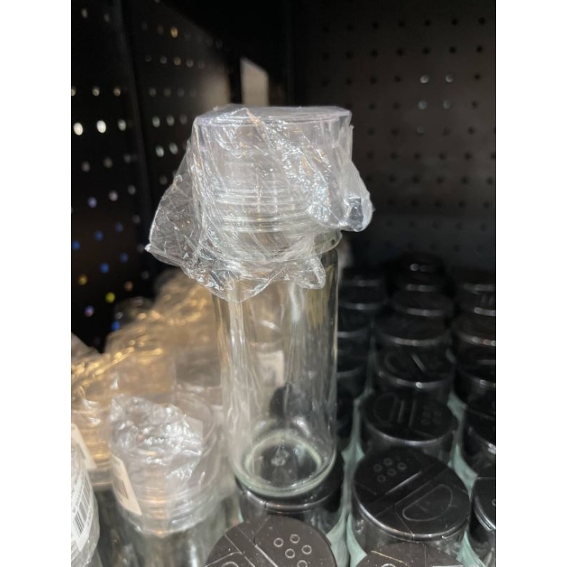ขวดเกลือฝาบดเปล่า ขวดแก้วหนาพิเศษ