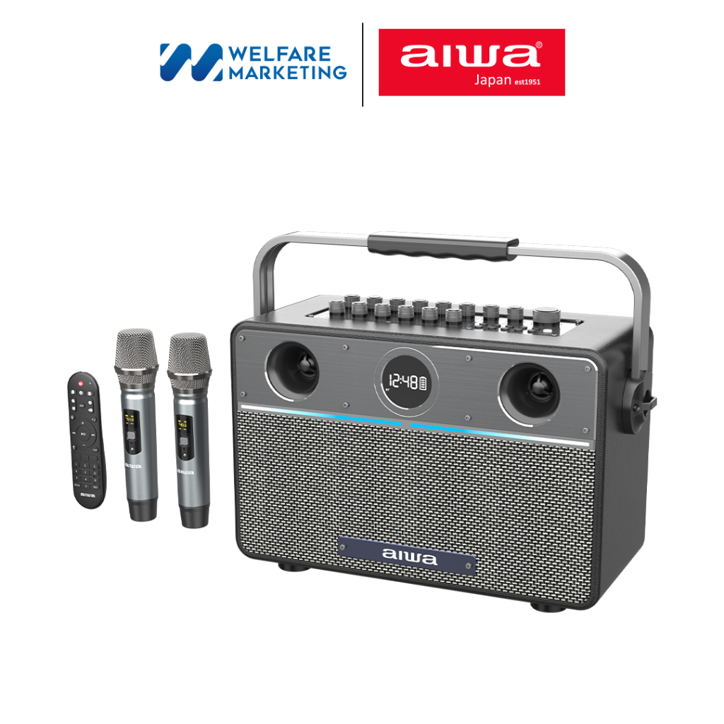 [ผ่อน 0%] AIWA Enigma Essentials 500 Bluetooth Speaker ลำโพงบลูทูธพกพา SUPER BASS