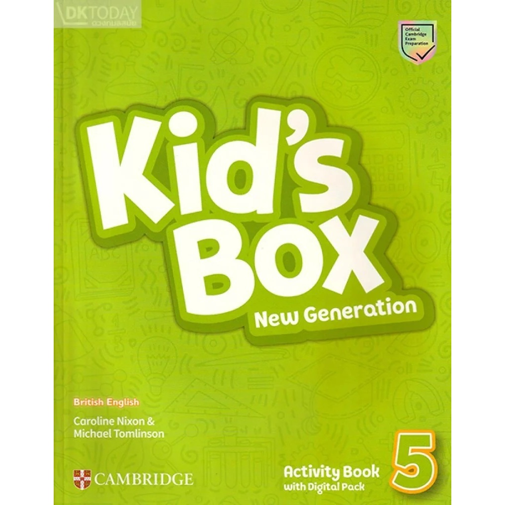 DKTODAY หนังสือแบบฝึกหัด KID’S BOX 5:ACTIVITY BOOK WITH DIGITAL PK (FOR NEW GENERATION)