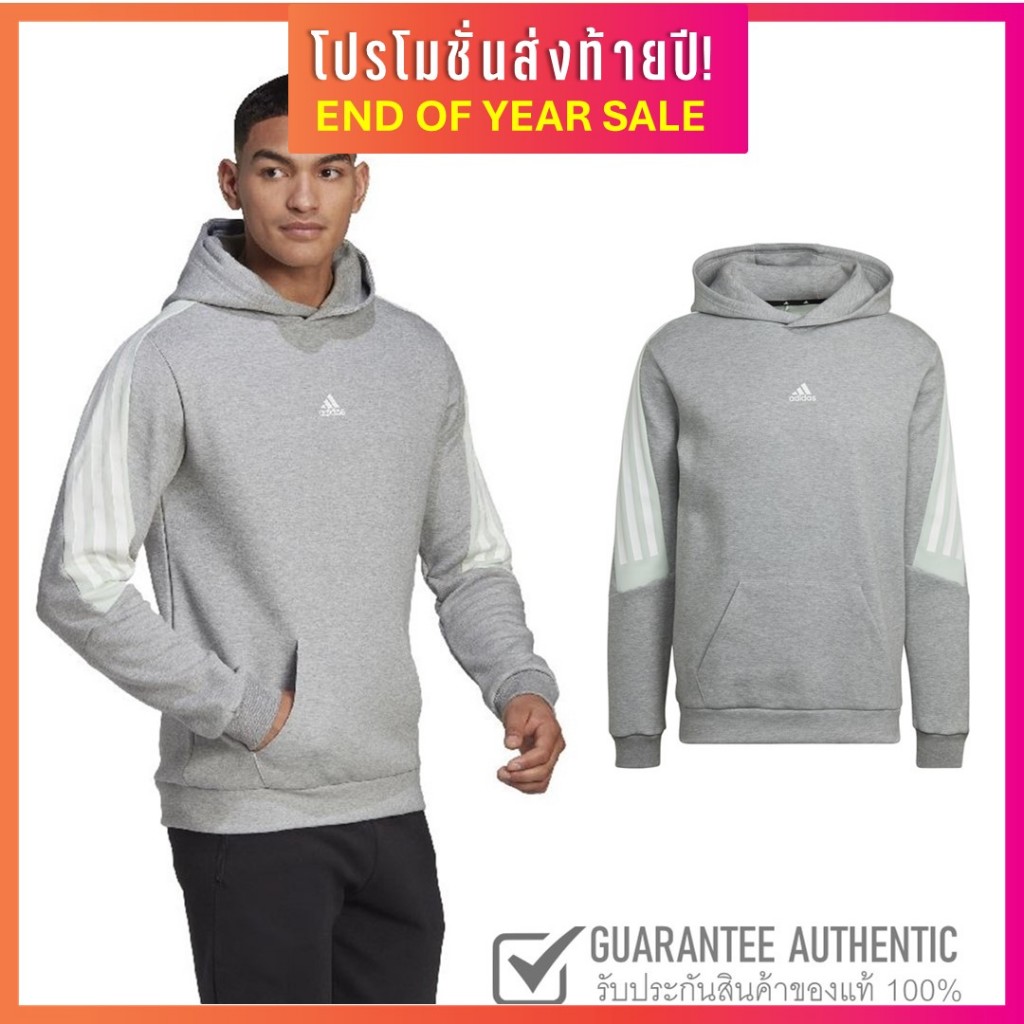 ADIDAS FUTURE ICONS 3-STRIPES HOODIE HL1969 เสื้อฮู้ดผู้ชายและผู้หญิง เสื้อกันหนาว