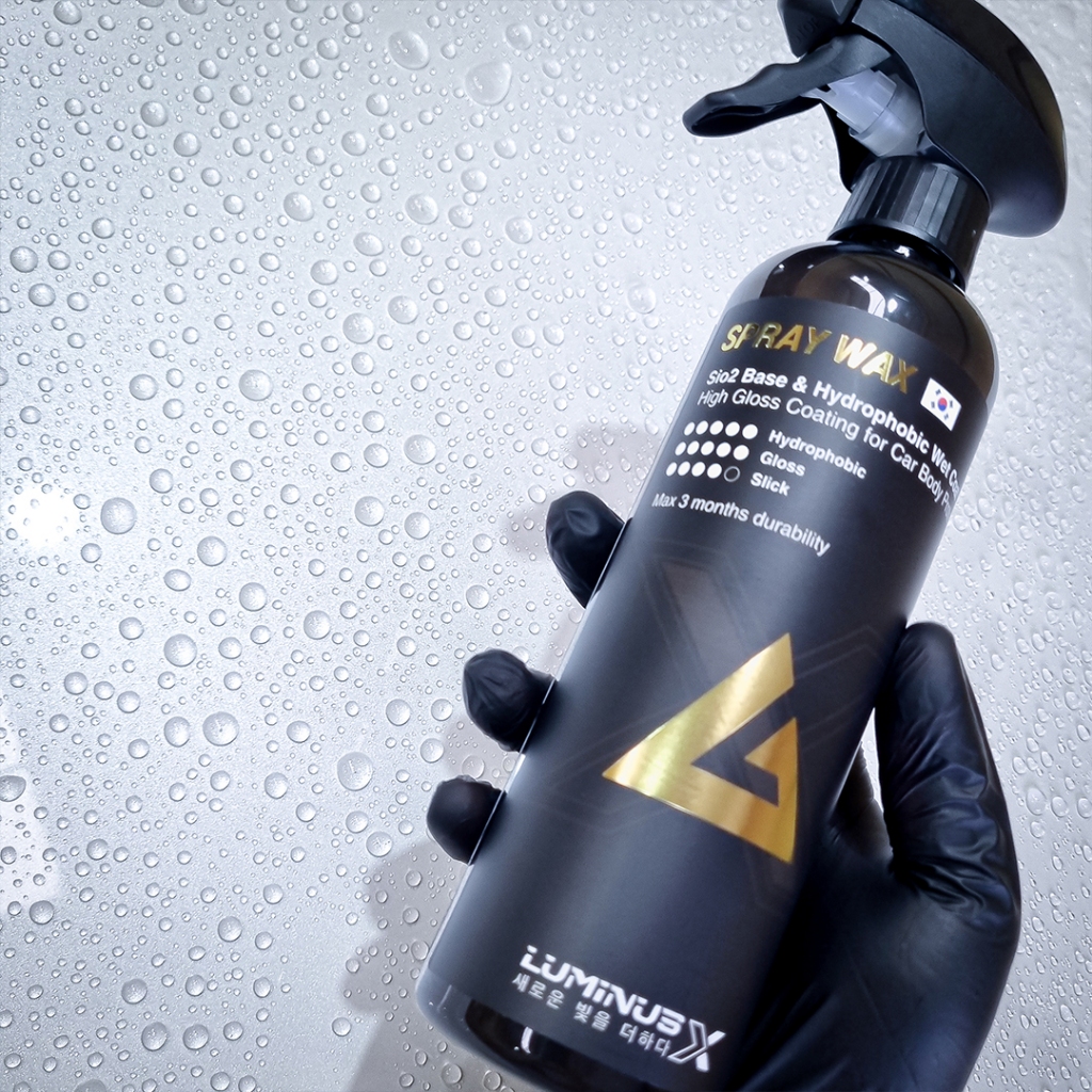 LUMINUS SPRAY WAX สเปรย์แว็กซ์ เคลือบเงารถยนต์ ทำให้รถเงางามทันที ป้องกันรอยขีดข่วน