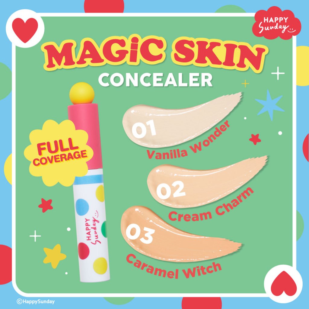HAPPY SUNDAY MAGIC SKIN CONCEALER | คอนซีลเลอร์