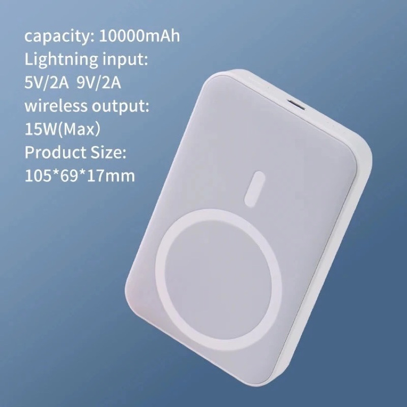 Powerbank แบตสำรองไร้สาย จุ5000 mah Super Fast Wireless Charger แบตพกพา ใช้งานสะดวก แปะหลังเครื่อง แล้วชาร์จได้เลย - รูปที่ 4