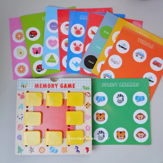 T179 Memory Game ของเล่นฝึกความจำ เปิดจับคู่ภาพเหมือน ของเล่นเสริมพัฒนาการเด็ก