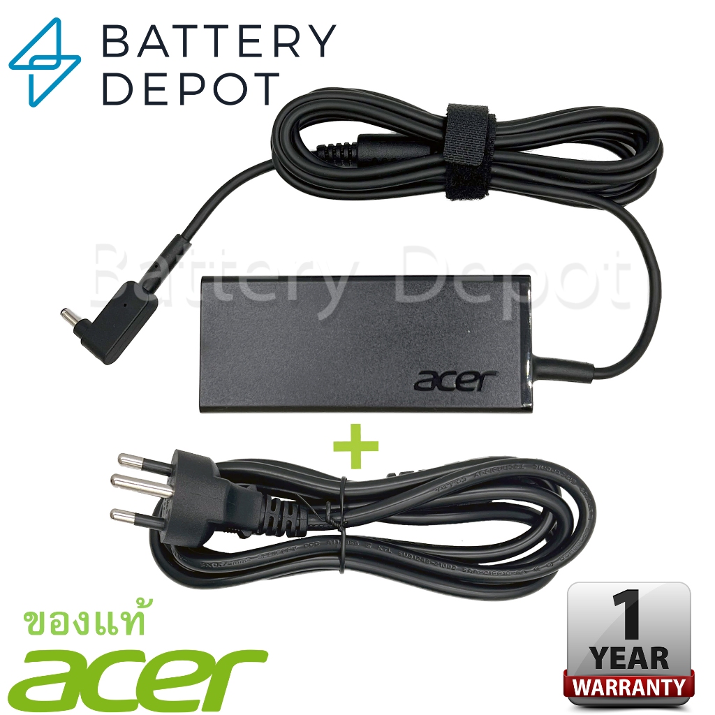 Acer Adapter ของแท้ Acer Spin 5 SP513-51, SP513-52N, SP513-53N 45W 3.0 สายชาร์จ Acer, อะแดปเตอร์