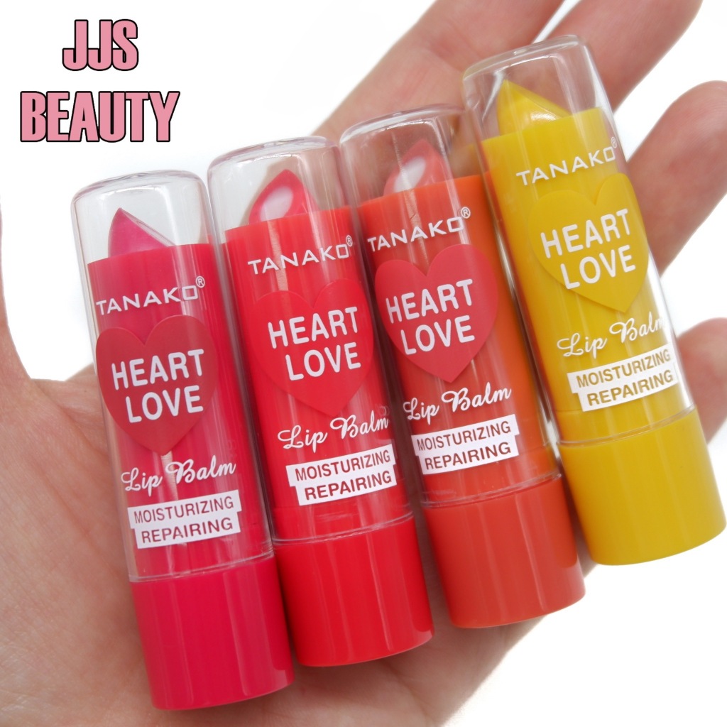 TANAKO Heart Love Hyaluronic Color Lip Balm ลิปบาล์มบำรุงริมฝีปาก เพิ่มสีสัน ปากนุ่ม ชุ่มชื้นตลอดวัน