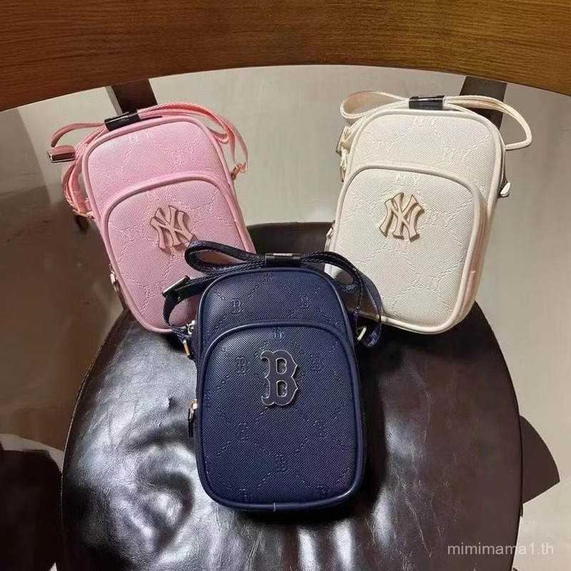พร้อมส่งในไทย🇹🇭🇹🇭 กระเป๋าสะพายข้าง mlb รุ่นใหม่ ทรงกล่อง งานแท้outlet