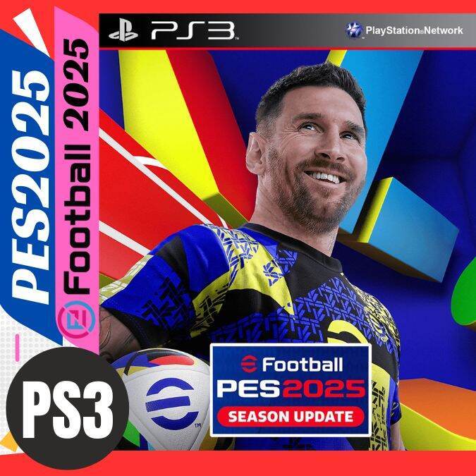 PES2025 eFootball 2025 เกมเพล3 PS3 เวอร์ชั่นใหม่ อัปเดตล่าสุด 03/2025 อยู่ใน USB 3.0 ของแท้ ไม่ใช้แผ่น เกมฟุตบอลวินนิ่ง