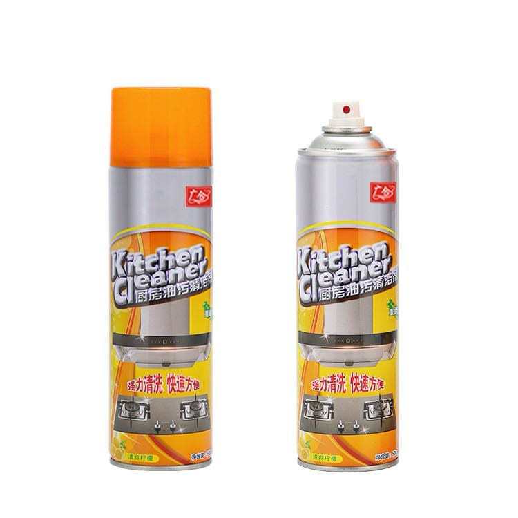 สเปรย์ขจัดคราบน้ำมัน 500ML สเปรย์โฟมขจัดคราบน้ำมัน น้ำยาขจัดคราบมัน น้ำยาล้างห้องครัว สเปรย์โฟมทำความสะอาดห้องครัว