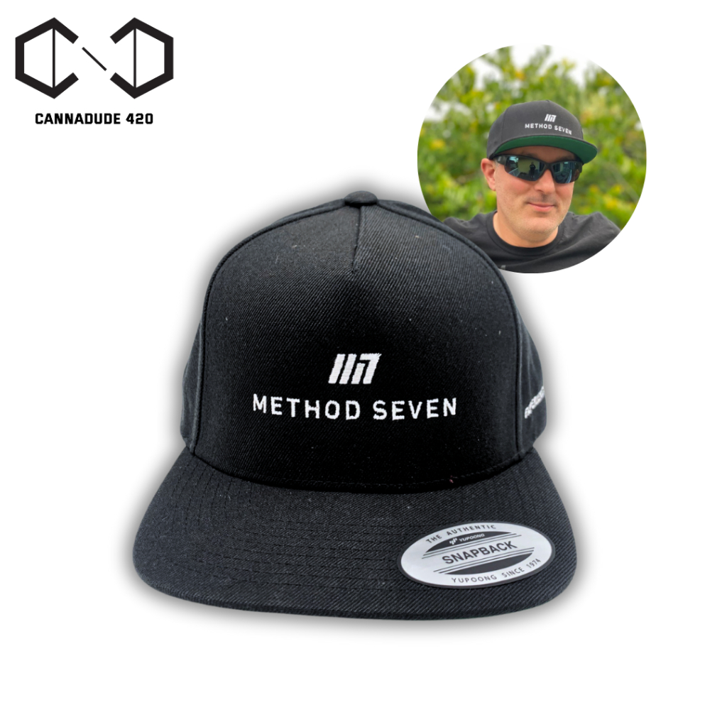 METHOD SEVEN M7 BLACK SNAPBACK HAT หมวกแก๊ป หมวกกันแดด หมวก Grower [MED02]
