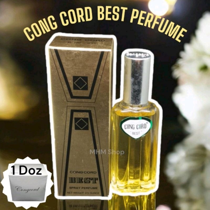 น้ำหอม  CONG CORD BEST สีทอง 2/3 OUNCE Perfume ရေမွှေး