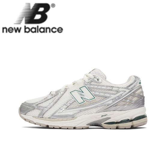 【ของแท้ 100%】New Balance NB 1906R White Silver