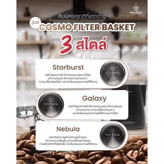 COSMO Filter Basket 58 mm. ตะแกรงกาแฟ Double Shot