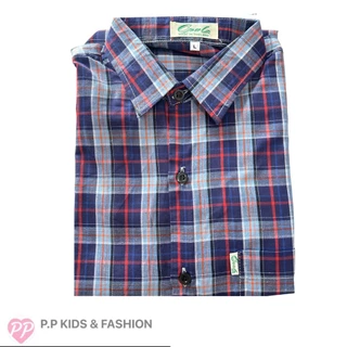 ขายส่ง เสื้อเชิ้ตแขนสั้น ผ้าใส่สบาย ลายสก็อต เนื้อนิ่ม