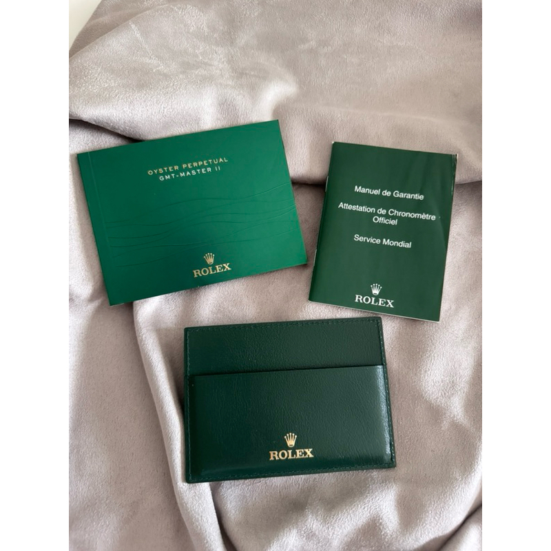 อุปกรณ์นาฬิกา ชุดคู่มือ สมุด ของนาฬิกาRolex แท้