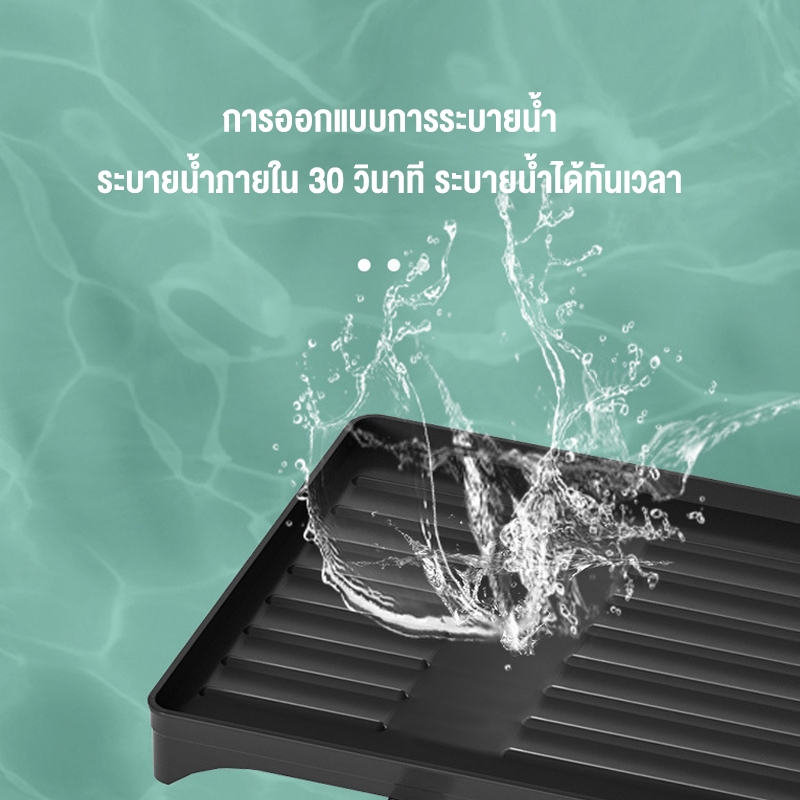 Navanest ชั้นวางของในครัว  ชั้นวางจานชามสองชั้น  ชั้นวางชาม ชั้นวางชาม  ตะแกรงระบายน้ำ และตะเกียบ  ชั้นวางมีด ราคา ถูกที่สุด ดีลบีเคเค แกลเลอรีภาพที่ 6