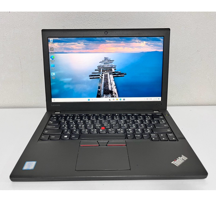 โน้ตบุ๊ค Notebook มือสอง สภาพสวย Lenovo X260 ยอดนิยม สวยทน  Core i5 Gen6 Ram4G SSD 128G จอ 12.5“ ฟรี