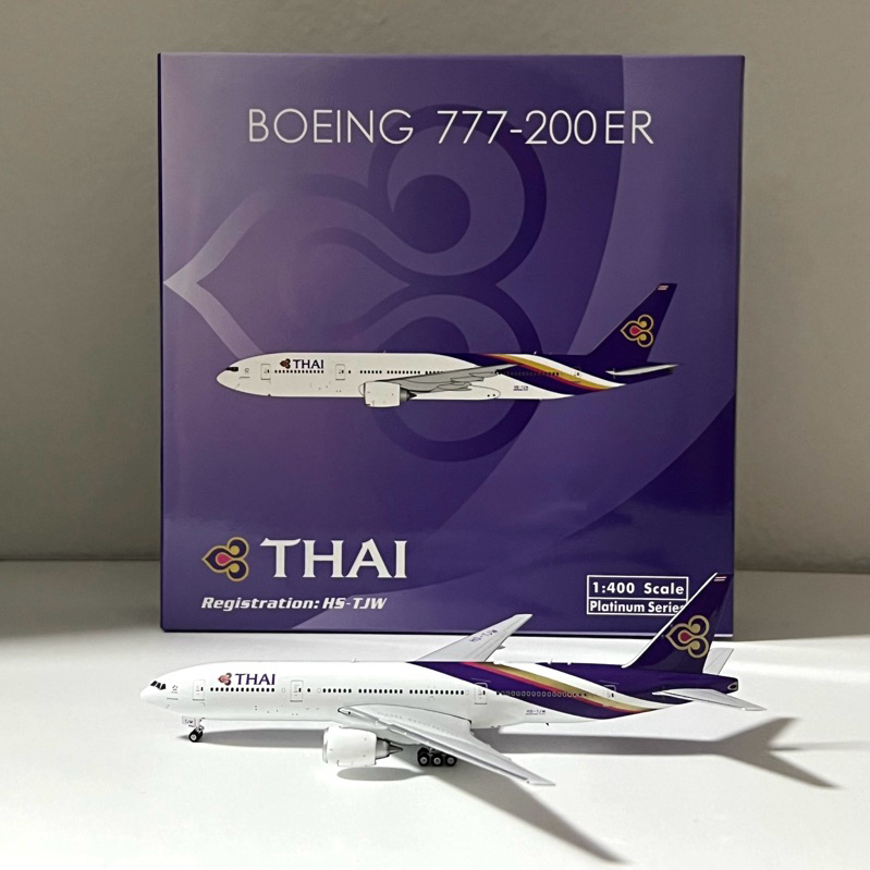 โมเดลเครื่องบิน Thai Airways การบินไทย B777-200ER HS-TJW [พร้อมส่ง]