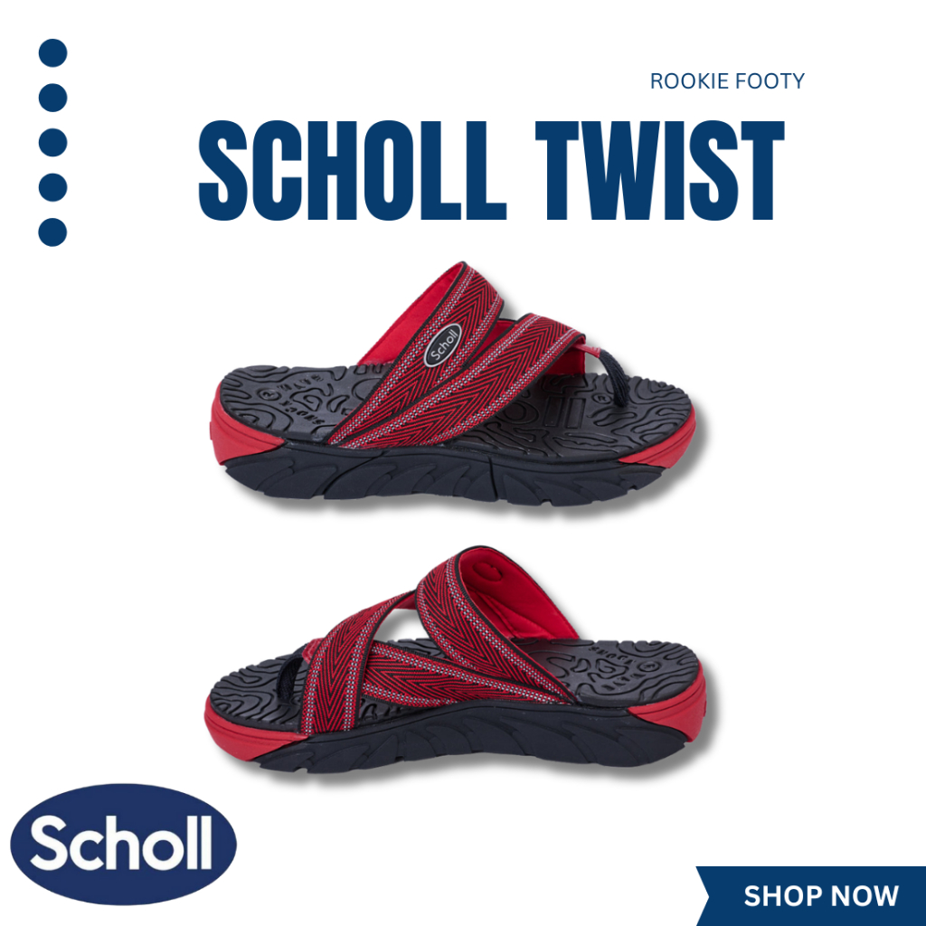Scholl รองเท้าสกอลล์-ทวิสต์ Twist รองเท้าแตะสวม Unisex ใส่สบาย และทนทาน