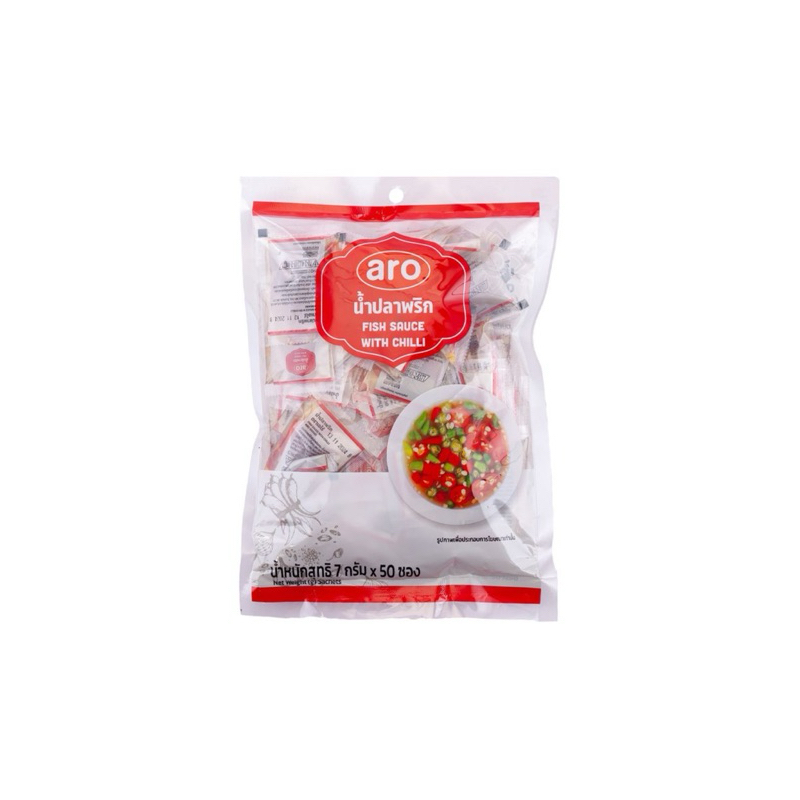 เอโร่ พริกน้ำปลา 7 กรัม 50 ชิ้น