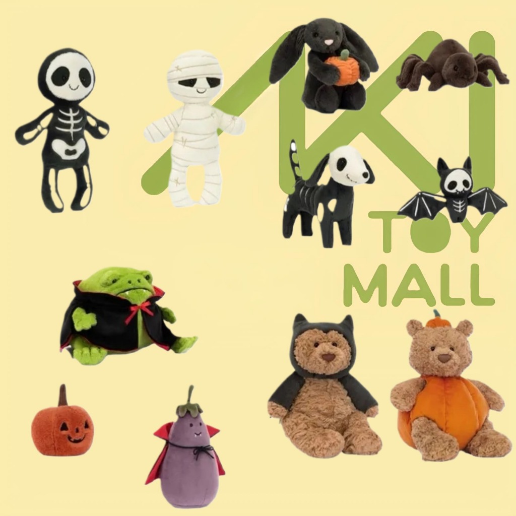 Jellycat 【ตัวแทนซื้อ】 ซีรีส์ฮาโลวีน ตุ๊กตาน่ารัก ตุ๊กตาสบาย ๆ