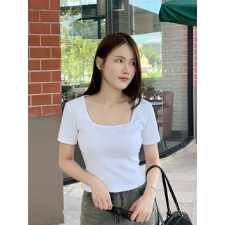 [U1]30 สีพร้อมส่ง 🔥เสื้อยืดคอยู 🌻 เนื้อผ้าพรีเมี่ยม