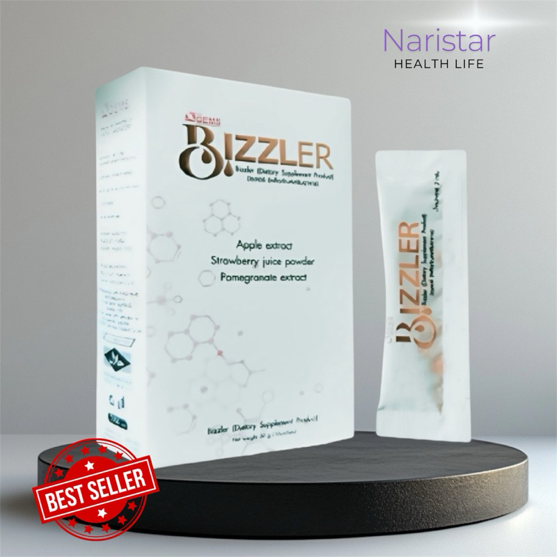 บิซเลอร์ ผลิตภัณฑ์อาหารเสริม Bizzler สารต้านอนุมูลอิสระ SOD (10 ซอง x 3 กรัม) ของแท้!