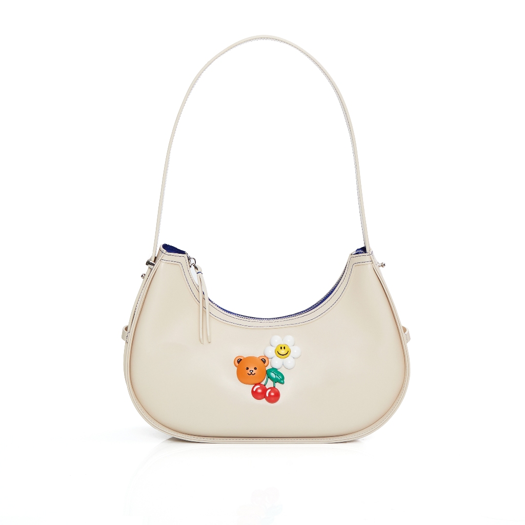 O&B กระเป๋าหนัง รุ่น TOGETHER BAG IN WHITE UNITED-37010SM07548F_H4WTXX