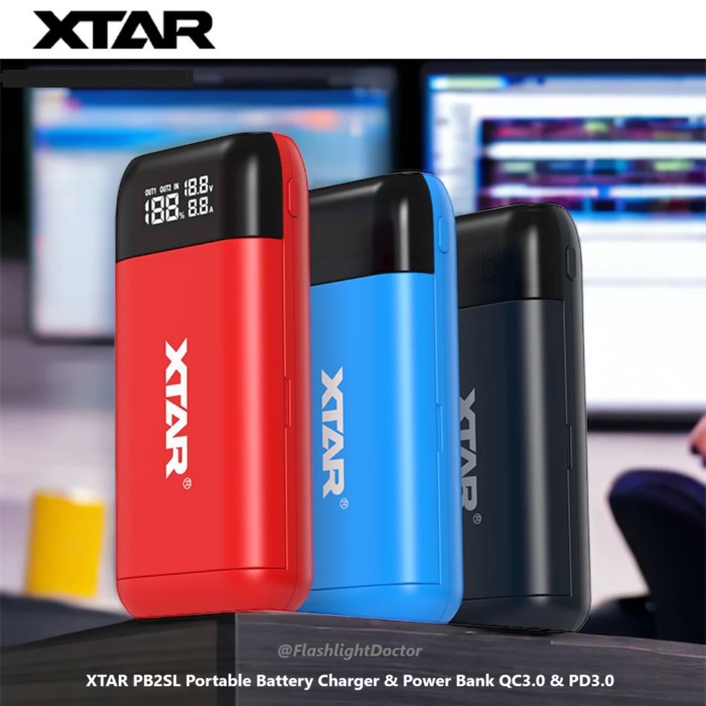 XTAR PB2SL Portable Charger  QC3.0 & PD3.0