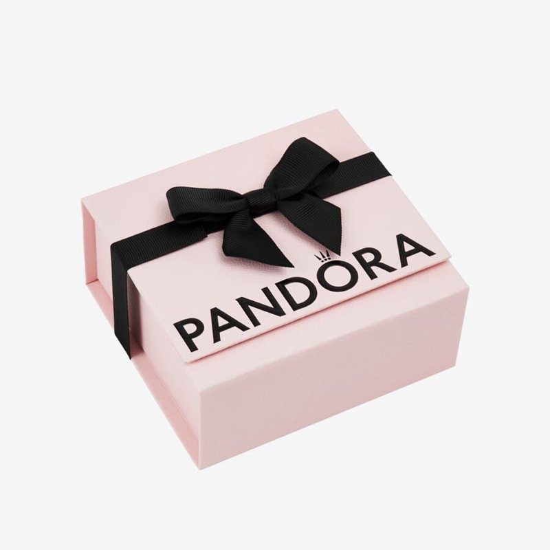 (ของแท้ พร้อมส่ง) Pandora Pink Luxe Box แพนโดร่ากล่องของขวัญ ของแท้ มือหนึ่งทุกชิ้น