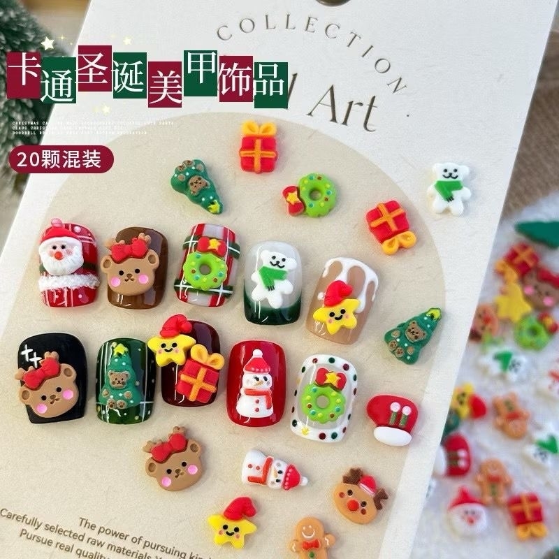 อะไหล่ติดไหล่ติดเล็บลายคริสต์มาส(Christmas)