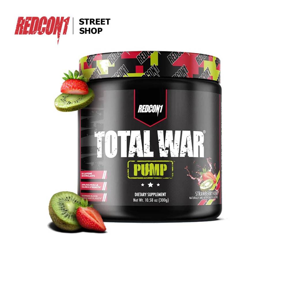 Redcon1 - Total War Pump (Pre-Workout ไม่มีคาเฟอีน No Caffeine) 30 Servings